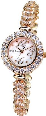 Gemorie  Fashion Round with Jewelry Band in Rose Gold Plating (128973)