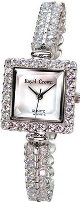 Gemorie  Fashion Square with Jewelry Band in Rhodium Plating (128978)