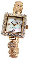 Gemorie  Fashion Square with Jewelry Band in Rose Gold Plating (128979)