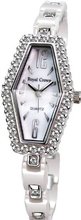 Gemorie White Ceramic Fashion with Cubic Zirconia in Rhodium Plating (129031)