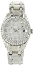 Geneve Elegante GEN-5059_Silv Classic Rhinestone Encrusted Silver