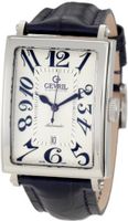 Gevril 5007A Avenue of America Swiss Automatic Handcrafted Blue Leather Band