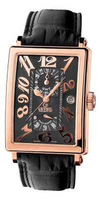 Gevril 5121 Rose Gold Avenue of Americas Automatic GMT