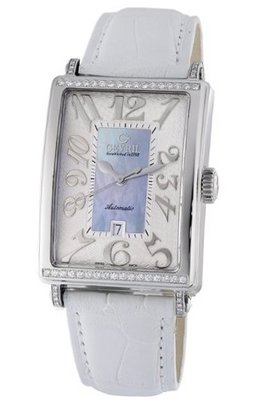 Gevril 6207NT.1 Blue Mother-of-Pearl Genuine Alligator Strap