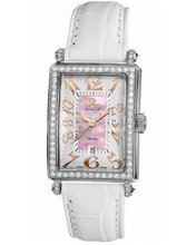 Gevril 6208RV.1 Pink Mother-of-Pearl Genuine Alligator Strap