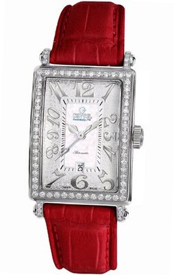 Gevril 6209NL.4 White Mother-of-Pearl Genuine Alligator Strap