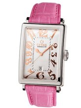 Gevril 7045R.10B White Guilloched Dial Genuine Alligator Strap