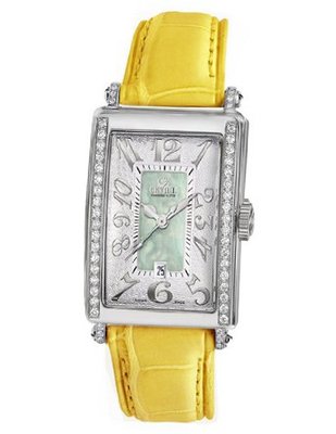 Gevril 7246NE.2 Green Mother-of-Pearl Genuine Alligator Strap