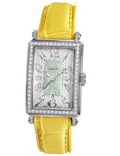 Gevril 7246NL.2 Green Mother-of-Pearl Genuine Alligator Strap