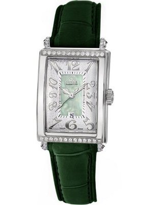 Gevril 7246NT.6 Green Mother-of-Pearl Genuine Alligator Strap
