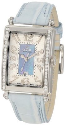 Gevril 7247NE Mini Quartz Avenue of Americas Blue Diamond