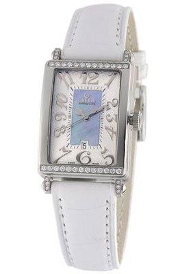 Gevril 7247NT.1 Blue Mother-of-Pearl Genuine Alligator Strap