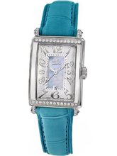 Gevril 7247NT.3A Blue Mother-of-Pearl Genuine Alligator Strap