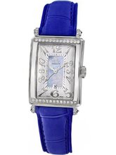 Gevril 7247NT.3B Blue Mother-of-Pearl Genuine Alligator Strap
