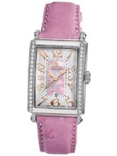 Gevril 7248RE.10A Pink Mother-of-Pearl Genuine Ostrich Strap