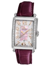 Gevril 7248RE.14F Pink Mother-of-Pearl Genuine Alligator Strap
