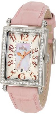 Gevril 7248RL Mini Quartz Avenue of Americas Pink Diamond
