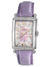 Gevril 7248RT.14A Pink Mother-of-Pearl Genuine Alligator Strap