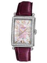Gevril 7248RV.14F Pink Mother-of-Pearl Genuine Alligator Strap