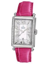 Gevril 7249NE.10B White Mother-of-Pearl Genuine Alligator Strap