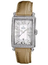 Gevril 7249NV.5A White Mother-of-Pearl Genuine Alligator Strap