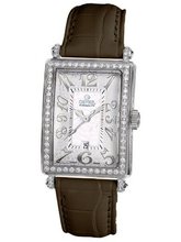 Gevril 7249NV.5B White Mother-of-Pearl Genuine Alligator Strap