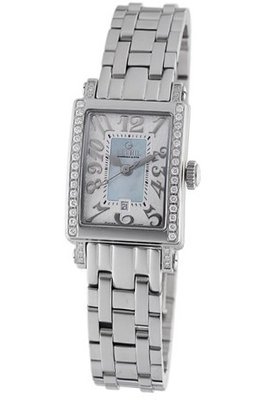 Gevril 8247NEB Super Mini Quartz Blue Mother of Pearl Diamond