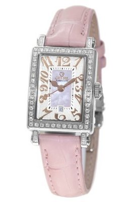 Gevril 8248RL Super Mini Quartz Pink Mother of Pearl Diamond