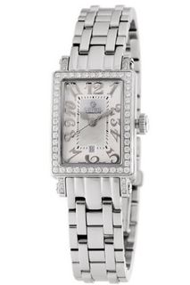 Gevril 8249NLB Super Mini Quartz White Mother of Pearl Diamond