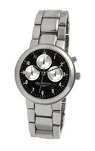 gino franco 921BK Round Stainless Steel Multi-Function Bracelet