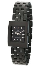 gino franco 927BK Square Gunmetal Ion-Plated Bracelet