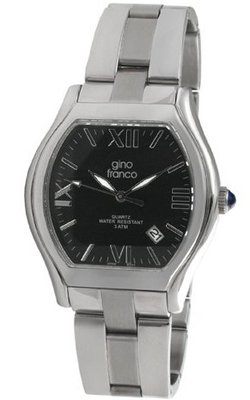 gino franco 937CH Cushion Shaped Stainless Steel Bracelet