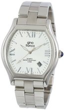 gino franco 937SL Cushion Shaped Stainless Steel Bracelet