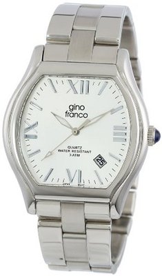 gino franco 937SL Cushion Shaped Stainless Steel Bracelet