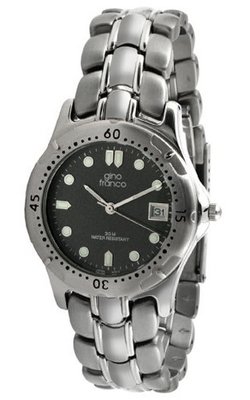 gino franco 953-2 Round Stainless Steel Bracelet