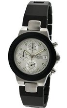 gino franco 967SL Round Chronograph Stainless Steel Bracelet