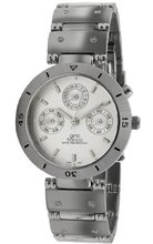 gino franco 978WT Round Stainless Steel Multi-Function Bracelet