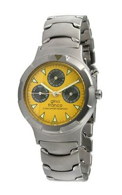 gino franco 980YL Round Stainless Steel Multi-Function Bracelet