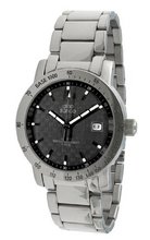 gino franco 987BK Round Stainless Steel Bracelet