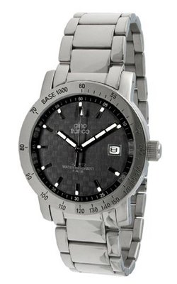 gino franco 987BK Round Stainless Steel Bracelet