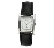Gino Franco Square Strap - Black Lizard Strap