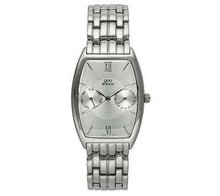 Gino Franco Stainless Steel Barrel Bracelet