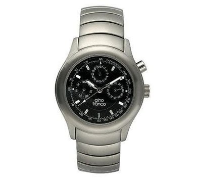 ugino franco Gino Franco Stainless Steel Wave Bracelet 