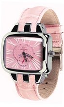 Gio Monaco 222-A Hollywood Rectangular Pink Alligator Leather