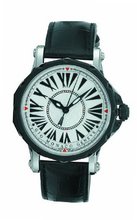 Gio Monaco 672-A Hypnos Automatic Silver Dial Alligator Leather