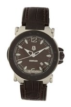 Gio Monaco 764B-A Graffiti Automatic Brown Dial Alligator Leather