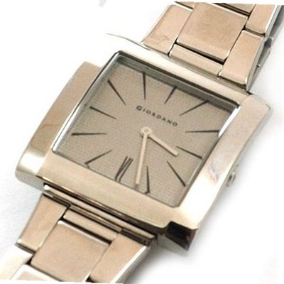 GIORDANO 1019-5Gents S.Steel Bracelet Strap Dress
