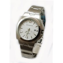 GIORDANO 1072-2 Gents Silver Dial Bracelet Strap