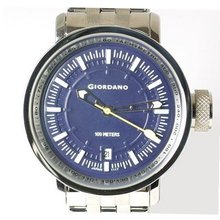 GIORDANO 1117-55 Gents Blue Dial Bracelet Strap