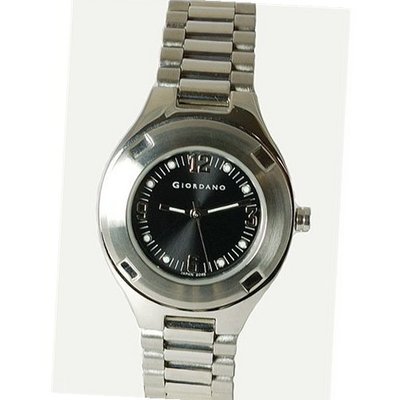 GIORDANO 2048-1 Ladies Silver Tone Bracelet Strap